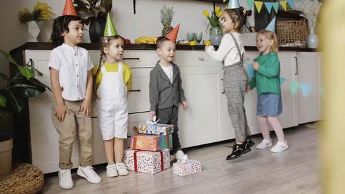 有关儿童派对, 可爱的孩子, 孩子的免费素材视频