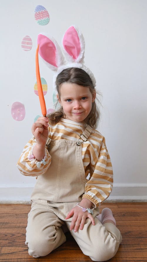 有关人, 儿童, 兔子耳朵的免费素材视频