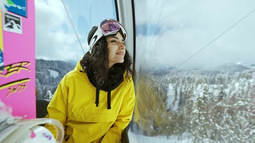 有关滑雪胜地, 特写, 白雪皑皑的免费素材视频