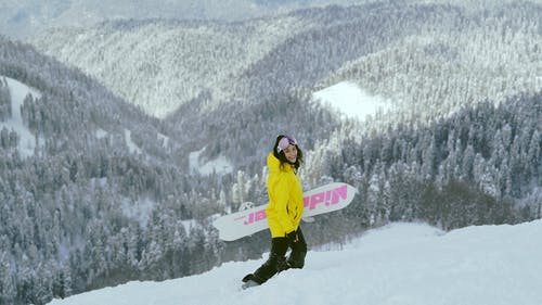 有关下坡, 下雪的, 休闲的免费素材视频