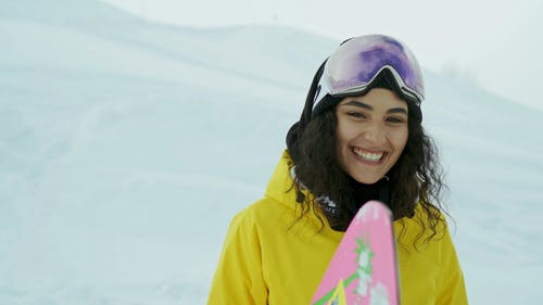 有关冬季, 大雪覆盖, 女人的免费素材视频