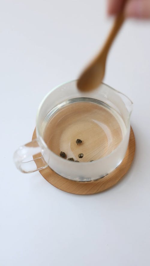 有关垂直视频, 工作室拍摄, 木勺子的免费素材视频