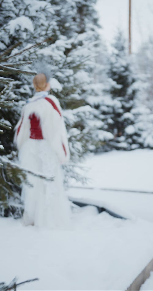 有关人, 冬季, 垂直视频的免费素材视频