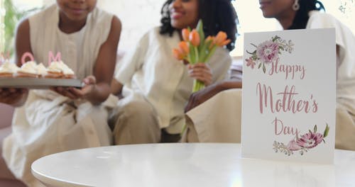 有关问候卡, 在桌子上, 妈妈的免费素材视频