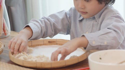 有关中国传统, 中国菜, 儿童的免费素材视频
