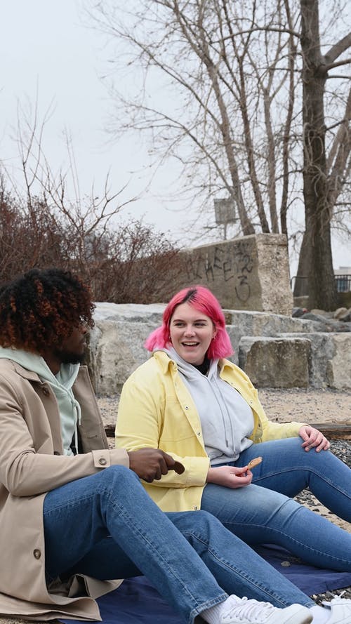 有关一对, 互动, 享受的免费素材视频