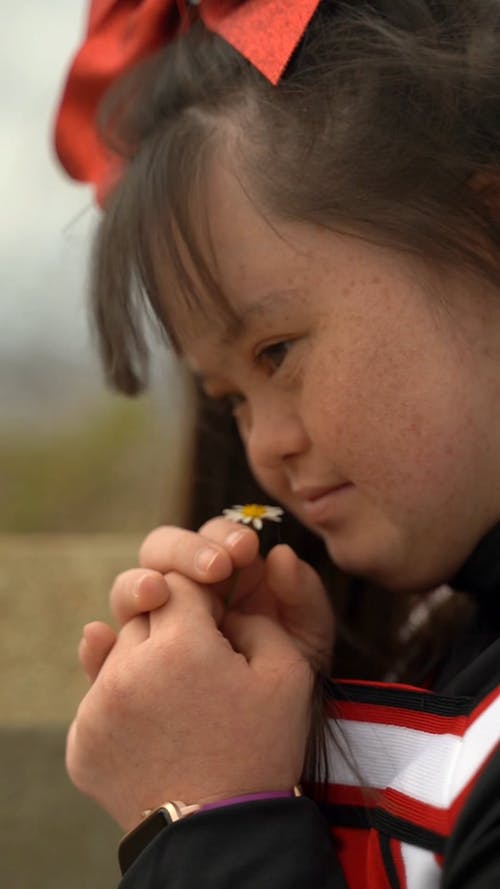 有关唐氏综合症, 垂直视频, 女人的免费素材视频