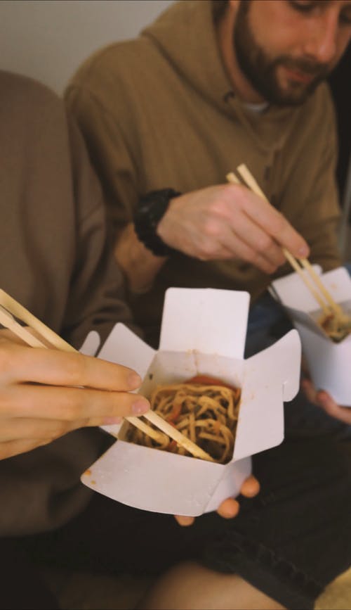 有关中国菜, 亚洲美食, 人的免费素材视频