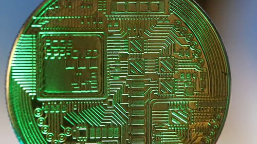 有关加密, 加密虚拟货币, 旋转的免费素材视频