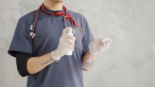 有关医护人员, 卫生保健, 喷的免费素材视频