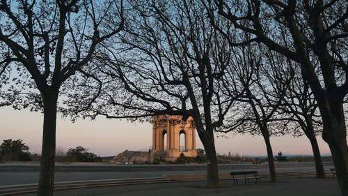 有关公园, 剪影, 建造的免费素材视频