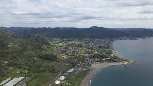 有关山, 岸边, 海滩的免费素材视频