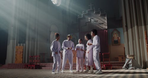 有关低角度拍摄, 信仰, 制服的免费素材视频