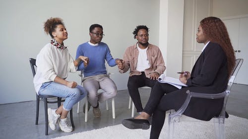 有关伸出援手, 参赞, 团体治疗的免费素材视频