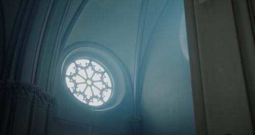 有关低角度拍摄, 内部, 圆形的免费素材视频