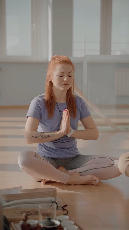 有关会议, 冥想, 坐的免费素材视频