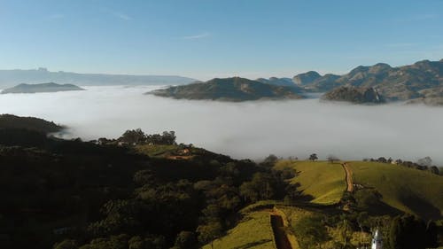 有关天性, 山, 山顶风光的免费素材视频