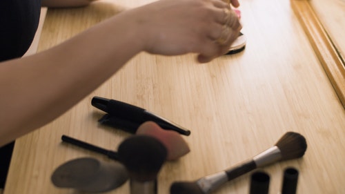 有关化妆刷,化妆品,化妆的免费素材视频