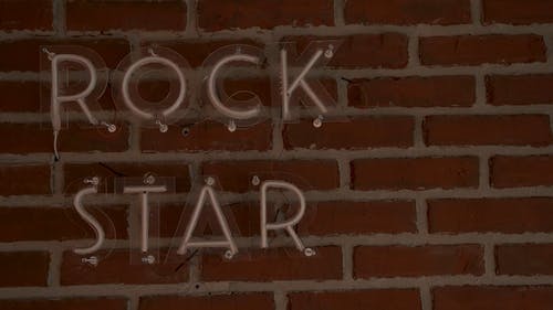 有关信, 摇滚明星, 文字的免费素材视频