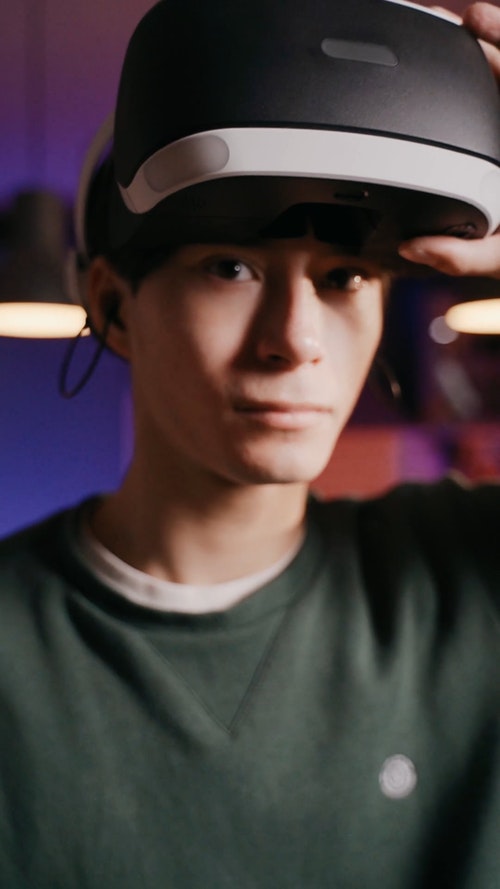 有关VR,vr耳机,人的免费素材视频