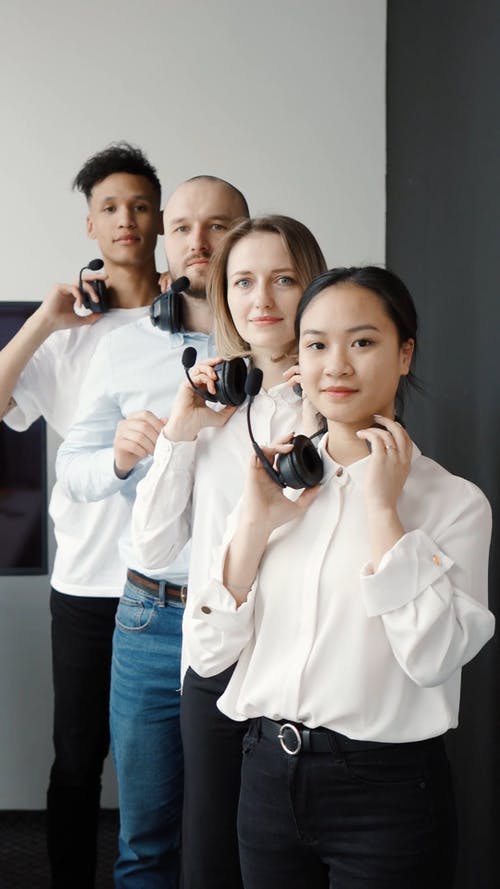 有关同事, 团队, 垂直视频的免费素材视频