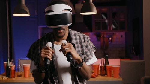 有关VR,vr耳机,人的免费素材视频