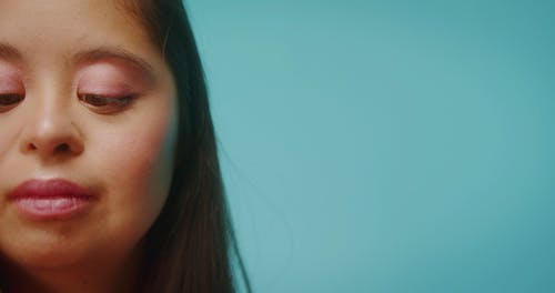 有关化妆, 唐氏综合症, 女人的免费素材视频