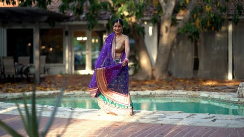 有关传统服装, 印度的颜色, 女人的免费素材视频