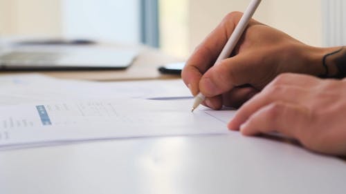 有关刺青, 原子笔, 写作的免费素材视频