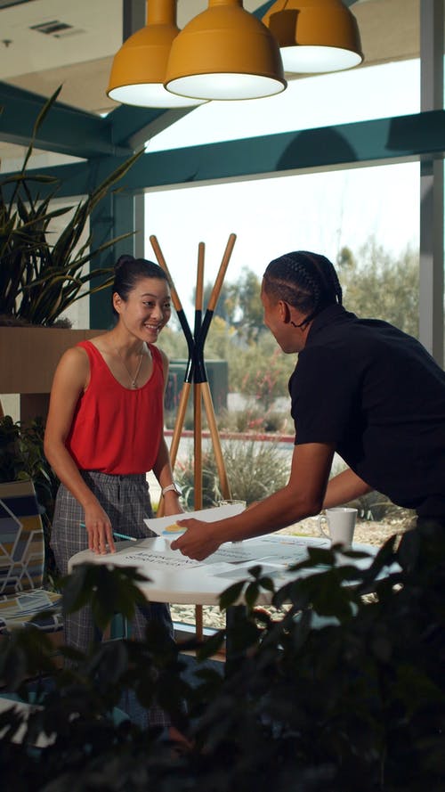 有关互动, 办公室内部, 协议的免费素材视频