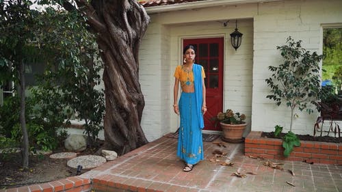 有关传统服装, 印度的颜色, 女士的免费素材视频