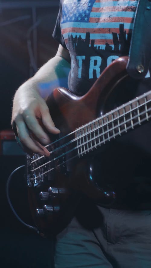 有关低音吉他, 仪器, 吉他的免费素材视频