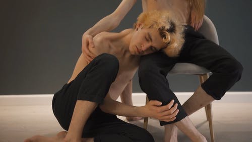 有关一对, 半裸, 同性的免费素材视频