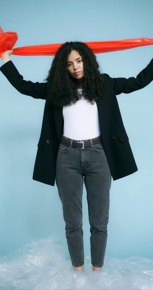 有关垂直视频, 塑胶, 女人的免费素材视频