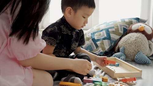 有关播放, 教育性, 木块的免费素材视频