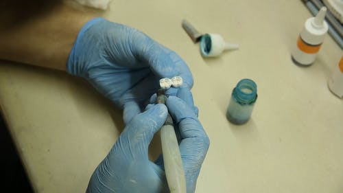 有关俯视图, 手, 手套的免费素材视频