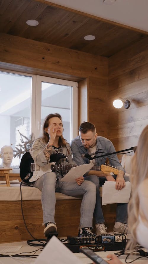 有关人, 仪器, 吉他的免费素材视频