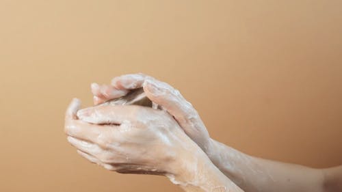 有关手, 手的运动, 水的免费素材视频