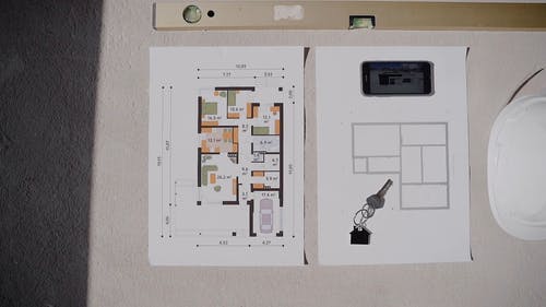 有关工作场所, 平面图, 建筑细节的免费素材视频