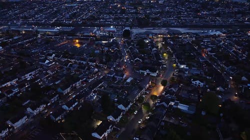 有关居住区, 从上面, 户外的免费素材视频