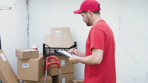 有关人, 信使, 倾斜射击的免费素材视频