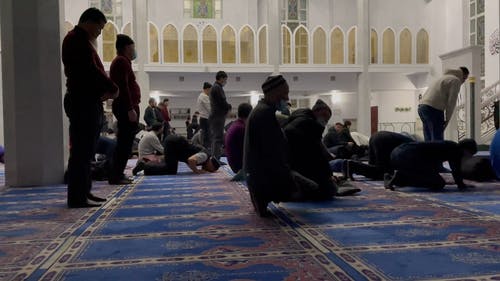 有关伊斯兰教, 地毯, 室内的免费素材视频