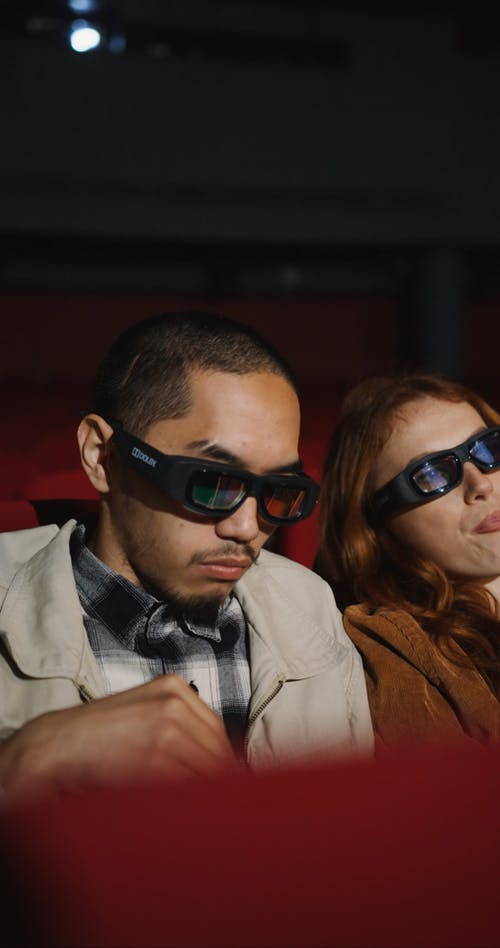 有关3d眼镜, 一对, 一起的免费素材视频