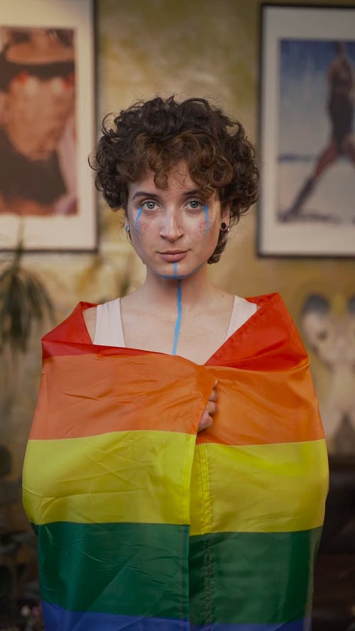 有关lgbt骄傲, 垂直视频, 尖叫的免费素材视频