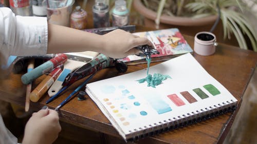 有关创作的, 涂料, 工作区的免费素材视频