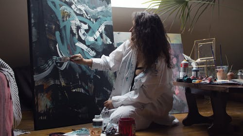 有关人, 创造力, 坐的免费素材视频