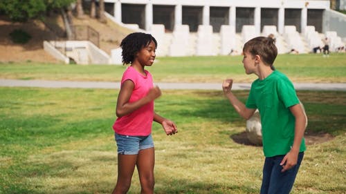 有关公园, 剪刀石头布, 可爱的免费素材视频