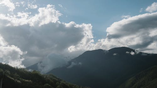 有关剪影, 多云的, 天性的免费素材视频