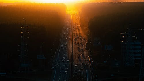 有关时间流逝, 晚上, 汽车的免费素材视频