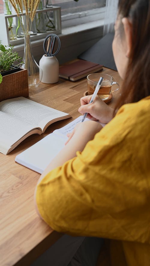 有关＃室内, 一杯茶, 原子笔的免费素材视频